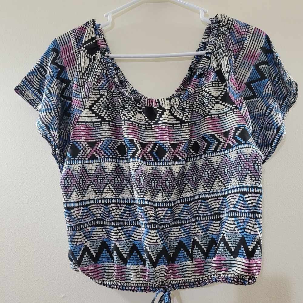 True Destiny Abstract Print Top - Picture 6 of 8